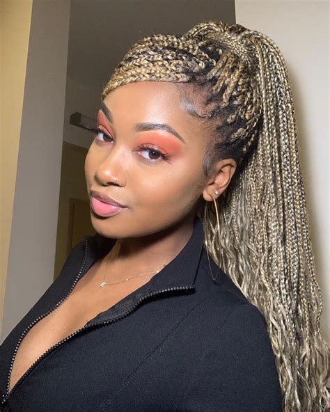 cute hairstyles for box braids|70 Box Braids Hairstyles That Turn Heads